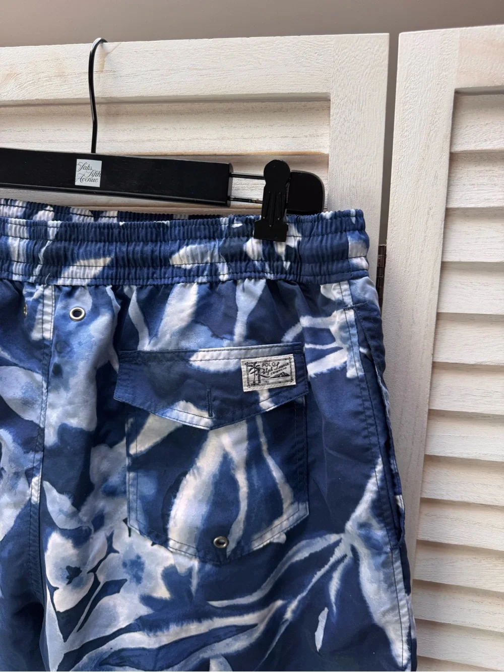 Polo Ralph Lauren Men’s Swim Shorts Blue Floral Print Size L